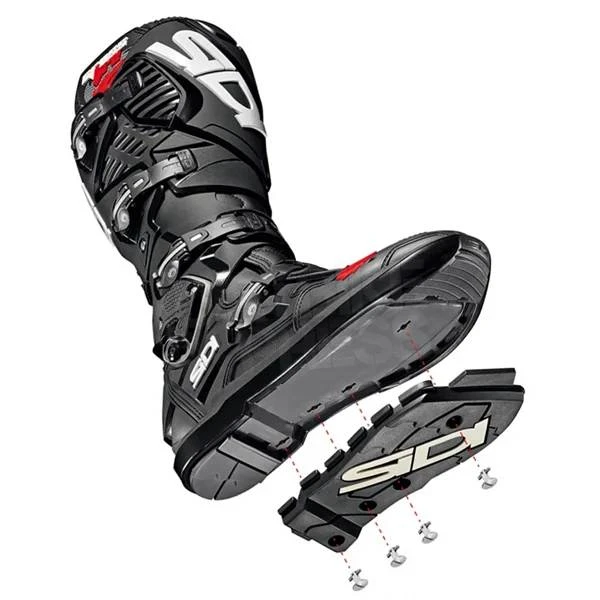 Sidi Crossfire 3 SRS Grey Black Motocross Boots - Image 4