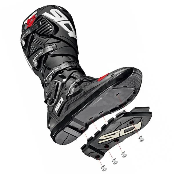 Sidi Crossfire 3 SRS Red Black Motocross Boots - Image 4