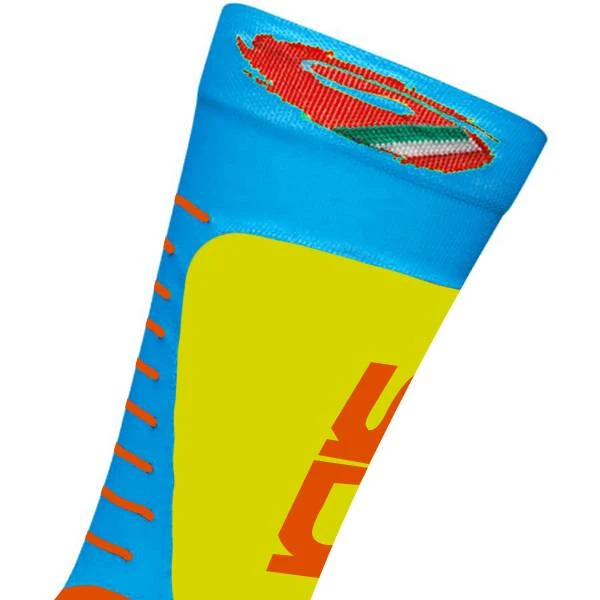 Sidi Tony Light Blue Yellow Socks - Image 4