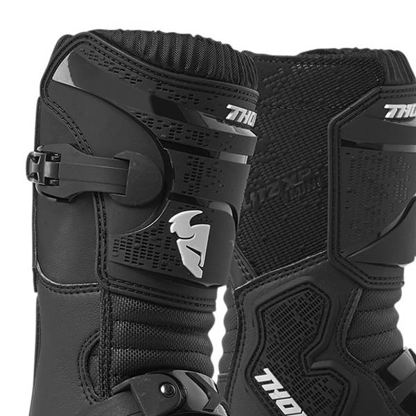 Thor Kids Mini Blitz XP Black Boots - Image 4