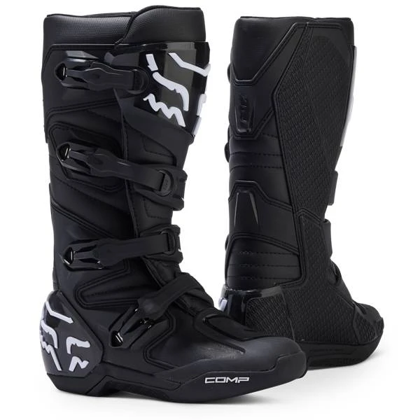 Fox Racing Youth Comp Black Motocross Boots