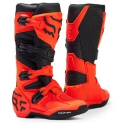 Fox Racing Youth Comp Flo Orange Motocross Boots