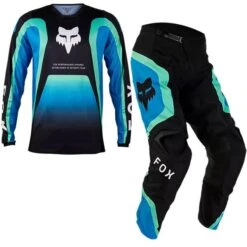 Fox Racing Kids 180 Ballast Black Blue Kit Combo