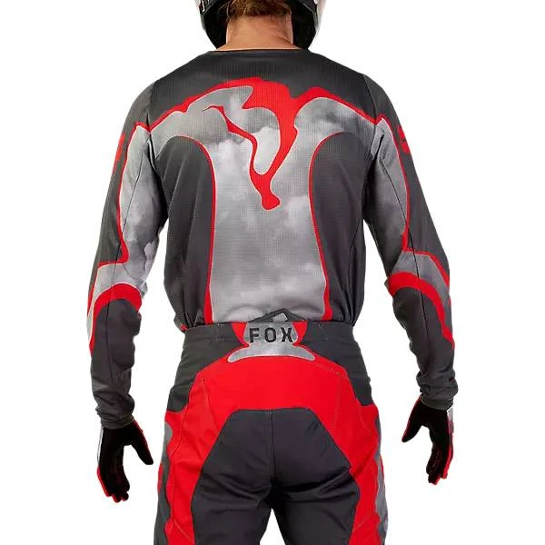 Fox Racing Youth 180 Atlas Grey Red Kit Combo - Image 2