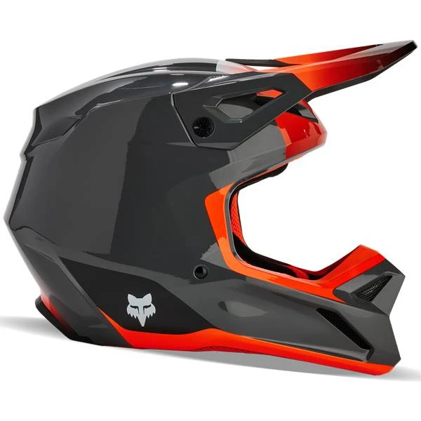 Fox Racing V1 Ballast Grey MIPS Motocross Helmet - Image 2