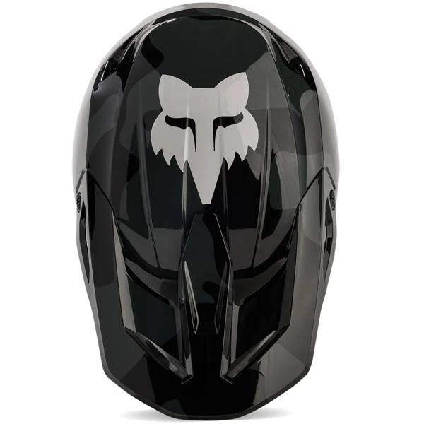 Fox Racing V1 BNKR Black Camo MIPS Motocross Helmet - Image 2