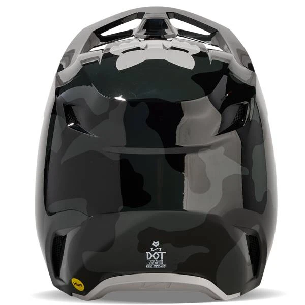 Fox Racing V1 BNKR Black Camo MIPS Motocross Helmet - Image 3