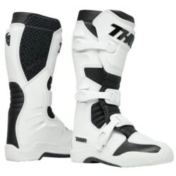 Thor Kids Blitz XR White Black Boots