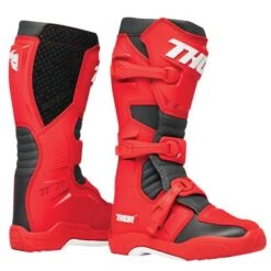 Thor Kids Blitz XR Red Charcoal Boots