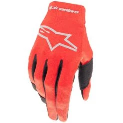 Alpinestars Kids Radar Mars Silver Red Gloves