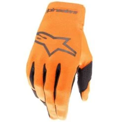 Alpinestars Kids Radar Hot Black Orange Gloves