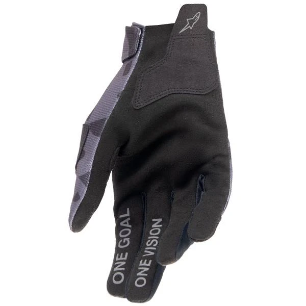 Alpinestars Kids Radar Magnet Silver Gloves - Image 2