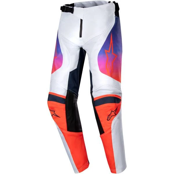 Alpinestars Kids Racer Hoen Light Grey Hot Orange Black Pants