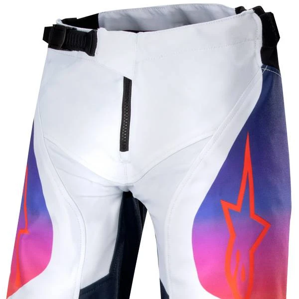 Alpinestars Kids Racer Hoen Light Grey Hot Orange Black Pants - Image 2