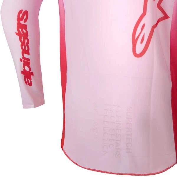 Alpinestars SuperTech Dade Red Berry Lilac Jersey - Image 4
