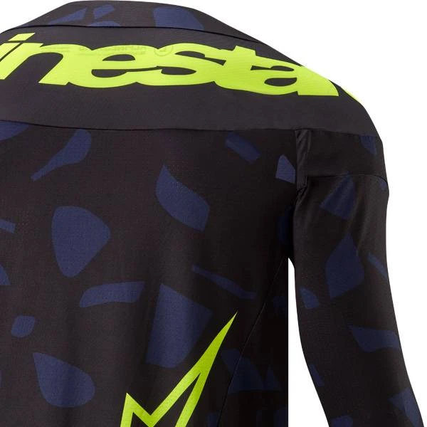 Alpinestars Techstar Rantera Black Navy Yellow Fluo Jersey - Image 4