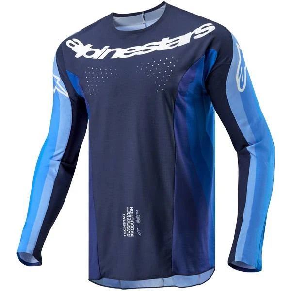 Alpinestars Techstar Pneuma Dark Navy Light Blue Jersey