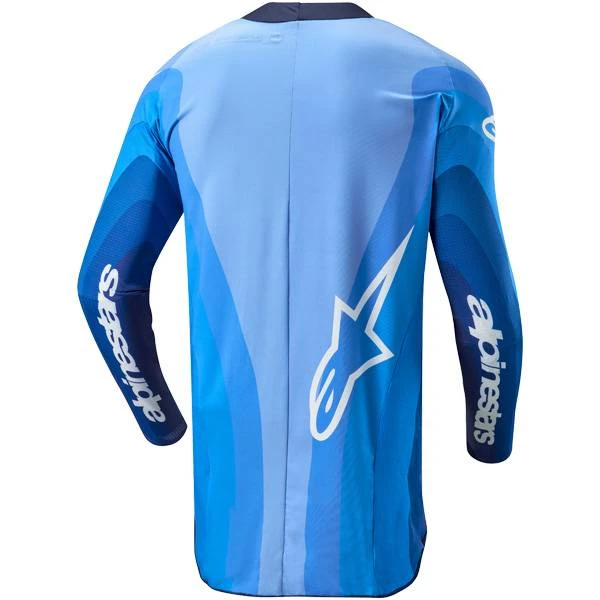 Alpinestars Techstar Pneuma Dark Navy Light Blue Jersey - Image 3