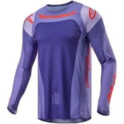 Alpinestars Techstar Ocuri Purple Hot Orange Jersey