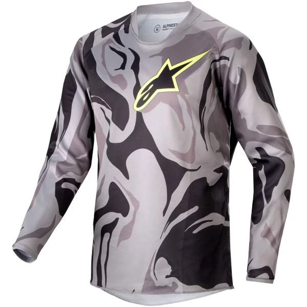 Alpinestars Kids Racer Tactical Cast Grey Camo Magnet Jersey
