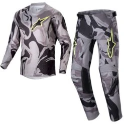 Alpinestars Kids Racer Tactical Cast Grey Camo Magnet Kit Combo