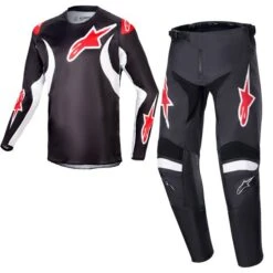 Alpinestars Kids Racer Lucent Black White Kit Combo