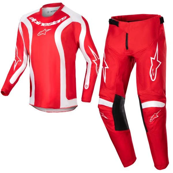 Alpinestars Kids Racer Lurv Mars Red White Kit Combo