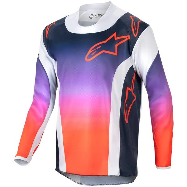 Alpinestars Kids Racer Hoen Light Grey Hot Orange Black Jersey