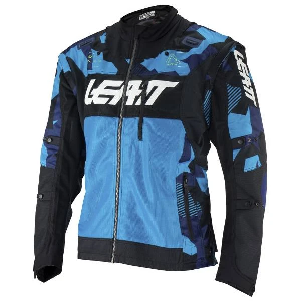 Leatt Moto 4.5 X Flow Enduro Blue Jacket