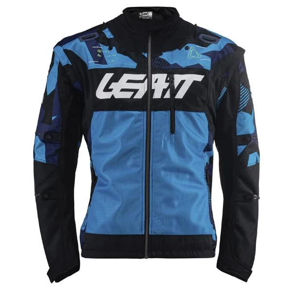 Leatt Moto 4.5 X Flow Enduro Blue Jacket - Image 2