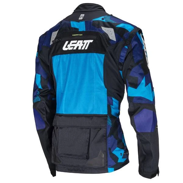 Leatt Moto 4.5 X Flow Enduro Blue Jacket - Image 4