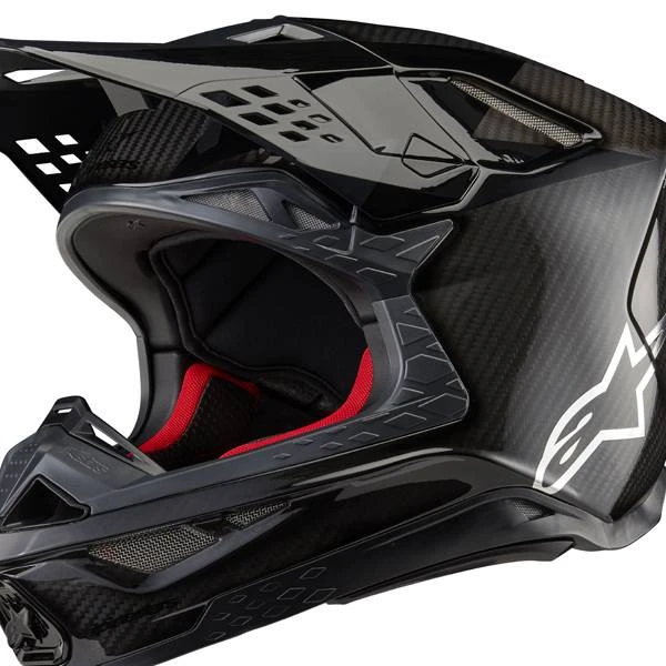Alpinestars Supertech SM10 Fame Black Carbon Helmet - Image 2