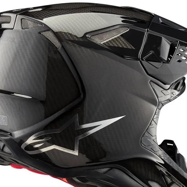 Alpinestars Supertech SM10 Fame Black Carbon Helmet - Image 3