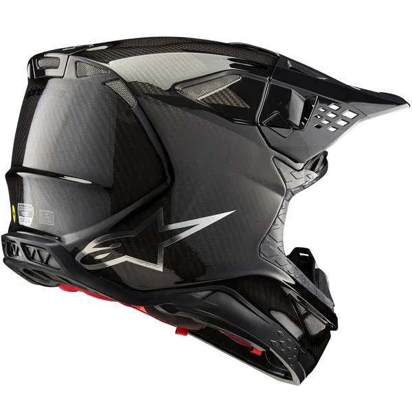 Alpinestars Supertech SM10 Fame Black Carbon Helmet - Image 4