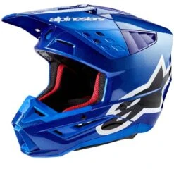 Alpinestars Supertech SM5 Corp Blue Gloss Helmet