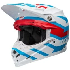 Bell Moto 9S Flex Banshee White Red Helmet