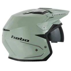Hebo Zone 5 Mono Green Trials Helmet