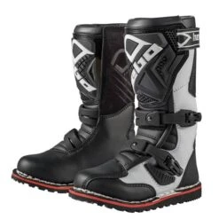 Hebo Kids Tech 2.0 Black White Micro Trials Boots