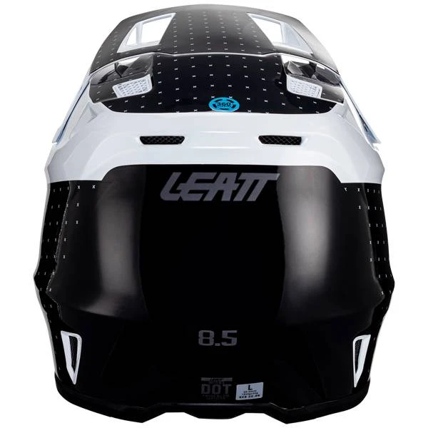 Leatt 8.5 V24 Black White Helmet - Image 4