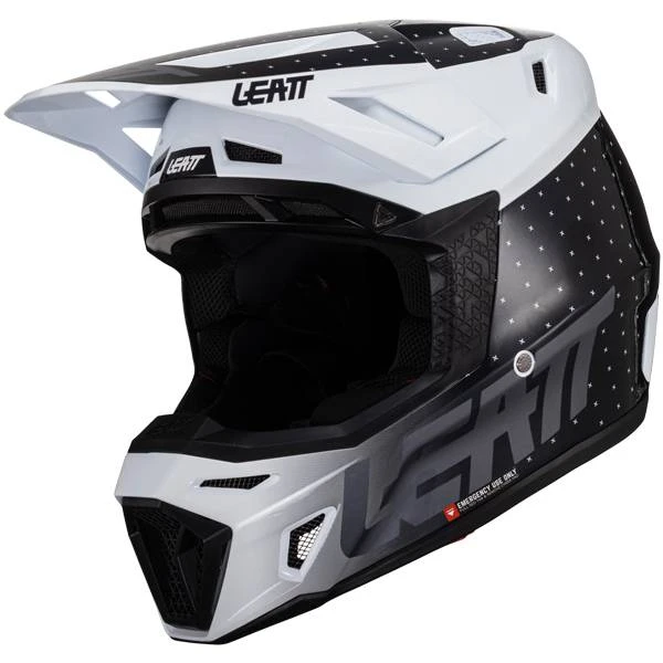 Leatt 8.5 V24 Black White Helmet - Image 3
