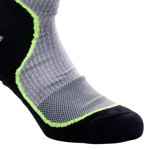 Alpinestars Plus Kids Black Grey Yellow Fluo MX Socks - Image 2