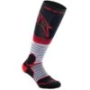 Alpinestars Pro Black Grey Red MX Socks