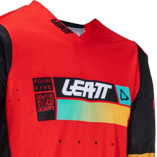 Leatt Moto 4.5 Lite V24 Red Motocross Kit Combo - Image 4