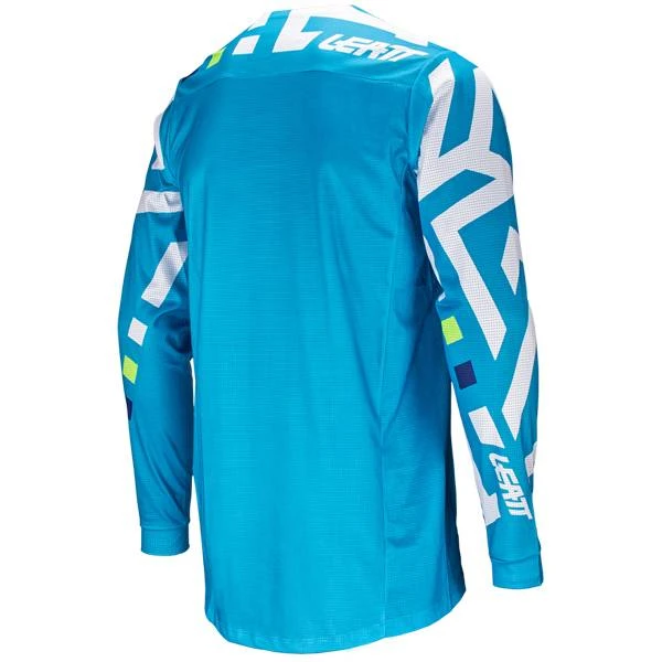 Leatt 3.5 Ride V24 Cyan Motocross Jersey - Image 3
