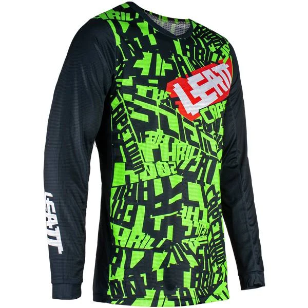 Leatt 3.5 Ride V24 Lime Motocross Jersey