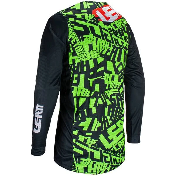 Leatt 3.5 Ride V24 Lime Motocross Jersey - Image 3
