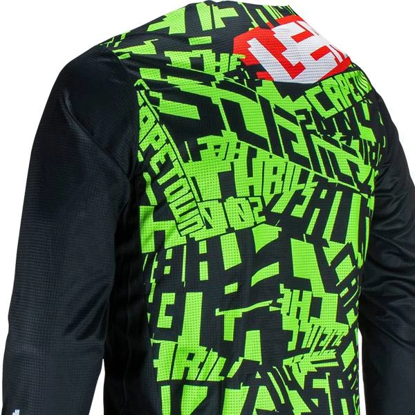 Leatt 3.5 Ride V24 Lime Motocross Jersey - Image 4