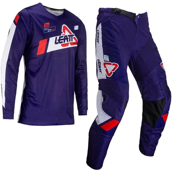 Leatt 3.5 Ride V24 Royal Motocross Kit Combo