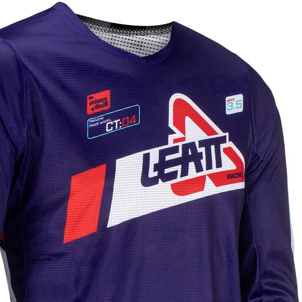 Leatt 3.5 Ride V24 Royal Motocross Kit Combo - Image 3