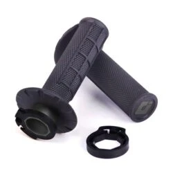 ODI Half-Waffle Lock On Graphite Motocross Grips